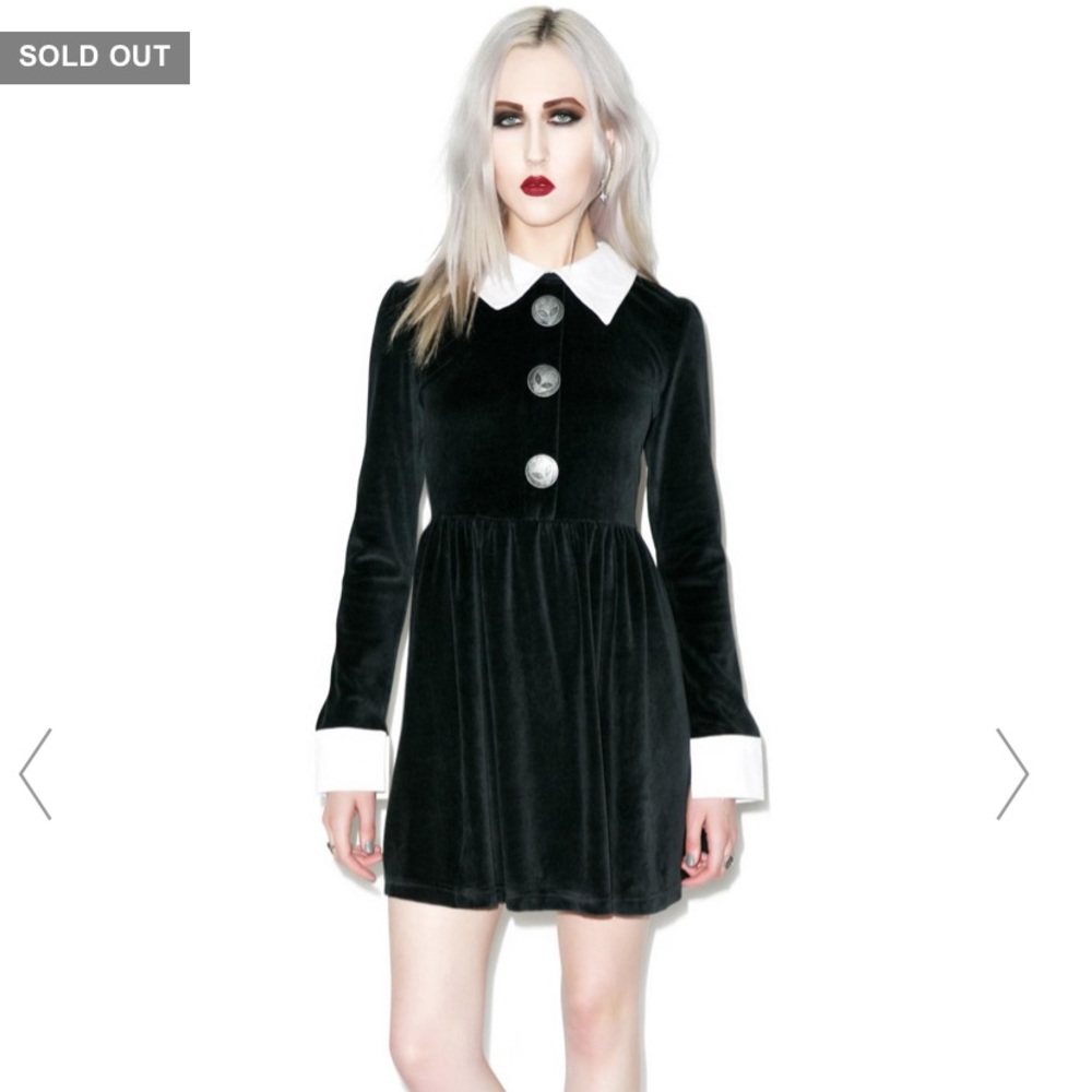 Rosemary Valour Velvet Wednesday Dress